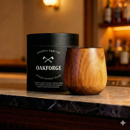 OakForge™  Charred Oak Whiskey Glass
