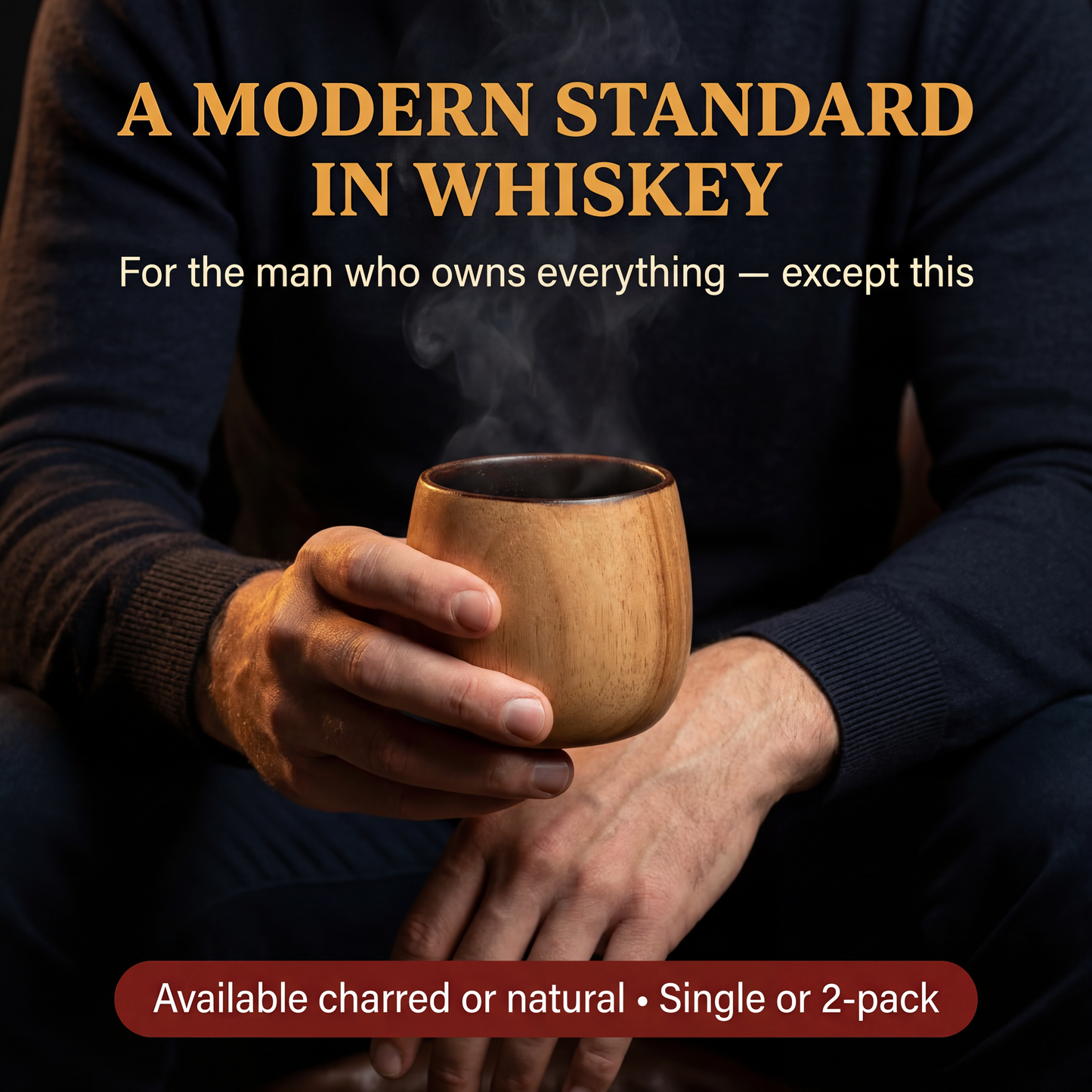 OakForge™  Charred Oak Whiskey Glass