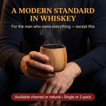 OakForge™  Charred Oak Whiskey Glass
